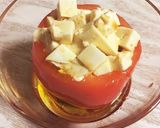 オリーブ油風味のトマトカップ豆腐サラダ作り方4写真
