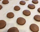 初心者トライ✤チョコマカロン パリジャン作り方46写真
