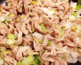 お弁当に簡単☆ネギ塩豚バラ丼＊特製タレ作り方5写真