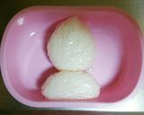 キャラ弁　赤ずきんちゃん　簡単　おにぎり作り方1写真
