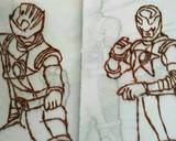 キュウレンジャー❤キャラクターケーキ作り方2写真