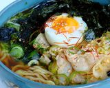 海老とレタスの焼きラーメン！【味噌】作り方13写真