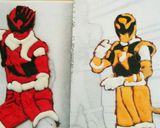 キュウレンジャー❤キャラクターケーキ作り方3写真