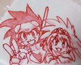 懐かしぃ〜ラムネ＆40♪キャラ弁✱作り方1写真