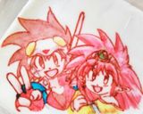 懐かしぃ〜ラムネ＆40♪キャラ弁✱作り方2写真