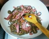 ぜんまいとベーコンの中華炒め煮★作り方4写真