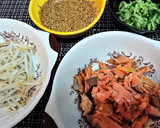 さっぱり★【鮭ともやしのゴマ酢醤油和え】作り方1写真