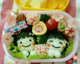 先生ありがとう弁当♡卒園キャラ弁作り方2写真
