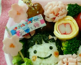先生ありがとう弁当♡卒園キャラ弁作り方3写真