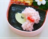 ふわふわヘアのプードルちゃん*キャラ弁作り方6写真