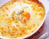 ♪半熟卵のクリームドリア♪作り方10写真