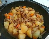 ☆豚肉で肉じゃが☆作り方6写真