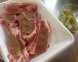キウイdeスペアリブの柔らか煮作り方1写真