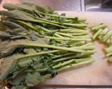 春の贈りもの！　のらぼう菜のおひたし作り方1写真