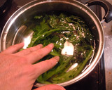春の贈りもの！　のらぼう菜のおひたし作り方4写真