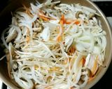 ☆しめじ もやし 豆苗 ツナの卵とじ☆作り方2写真