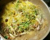 ☆しめじ もやし 豆苗 ツナの卵とじ☆作り方4写真