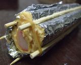 お花の出汁巻き卵（キャラ弁）作り方2写真