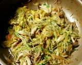 ☆しめじ もやし 豆苗 ツナの卵とじ☆作り方5写真