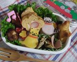 お花の出汁巻き卵（キャラ弁）作り方3写真