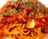 ☆ニンニクとトマトソースのパスタ☆作り方10写真