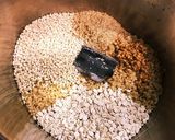 圧力鍋で玄米、押し麦、もち麦ご飯作り方2写真