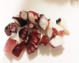 簡単♫蛸とニンニクのオリーブオイル炒め♡作り方1写真