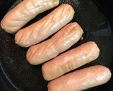 スキレットで食べるとろたまウィンナー作り方2写真