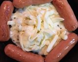スキレットで食べるとろたまウィンナー作り方4写真