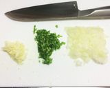 スズキの香草ポワレ 香味野菜ソース作り方2写真