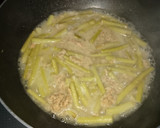 簡単つわぶきとシーチキンの炒め煮作り方3写真