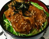 旦那喜ぶ♪簡単 とろろ豚丼作り方4写真
