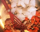 こくうま♡母の味♪根菜と鶏肉の胡麻味噌煮作り方4写真