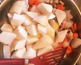 こくうま♡母の味♪根菜と鶏肉の胡麻味噌煮作り方5写真