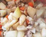こくうま♡母の味♪根菜と鶏肉の胡麻味噌煮作り方8写真