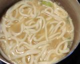 卵とチーズ入り、みそ味なんちゃってうどん作り方1写真