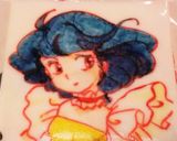 懐かしぃ〜クリーミーマミ♪キャラ弁✱作り方1写真