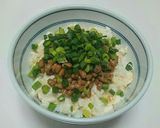 大豆イソフラ丼(納豆とうふ丼)作り方5写真