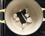 春キャベツと酒粕のお味噌汁作り方1写真