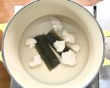 春キャベツと酒粕のお味噌汁作り方2写真