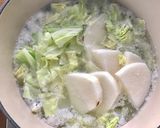春キャベツと酒粕のお味噌汁作り方4写真