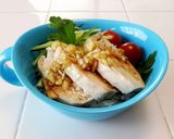 ミールボウルで「海南チキンライス丼」作り方5写真