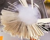 超楽々 旬キャベツの温うどん松茸風味作り方1写真