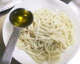 超楽々 旬キャベツの温うどん松茸風味作り方6写真