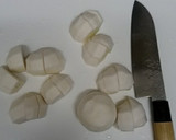 簡単子供が喜ぶ　かぶと豚ひき肉のそぼろ煮作り方1写真