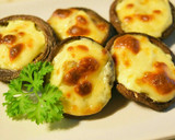 椎茸のマヨチーズ　オーブン焼き作り方3写真