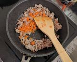 ひき肉とネギのチャーハン☆作り方4写真