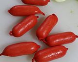 ソーセージとレタスのマヨ炒めトースト！作り方3写真
