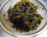アカモク(ぎばさ)の酢味噌和え作り方1写真