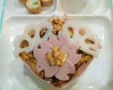 雛祭りに♪簡単菱餅風のミニ寿司ケーキ☆作り方16写真
